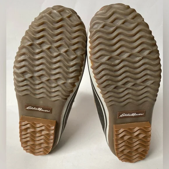 Eddie Bauer Hunt PAC Slip on Boots Wheat Tan Brown Size 10 Duck Waterproof - Picture 10 of 15